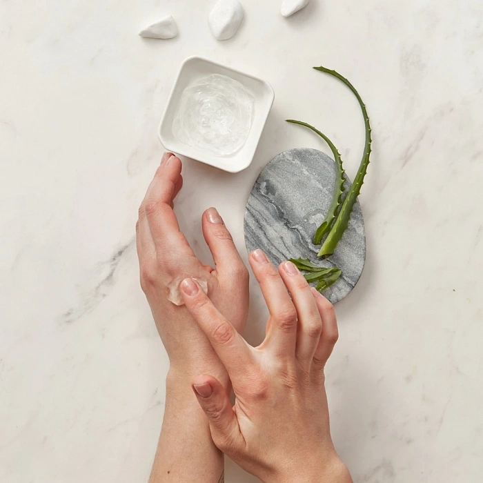 RLC products on marble counter