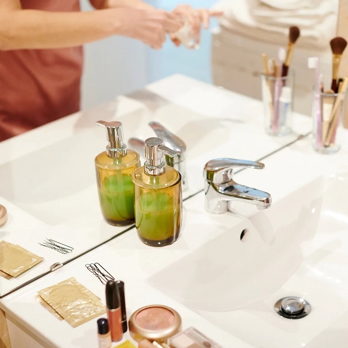 RLC products on marble counter