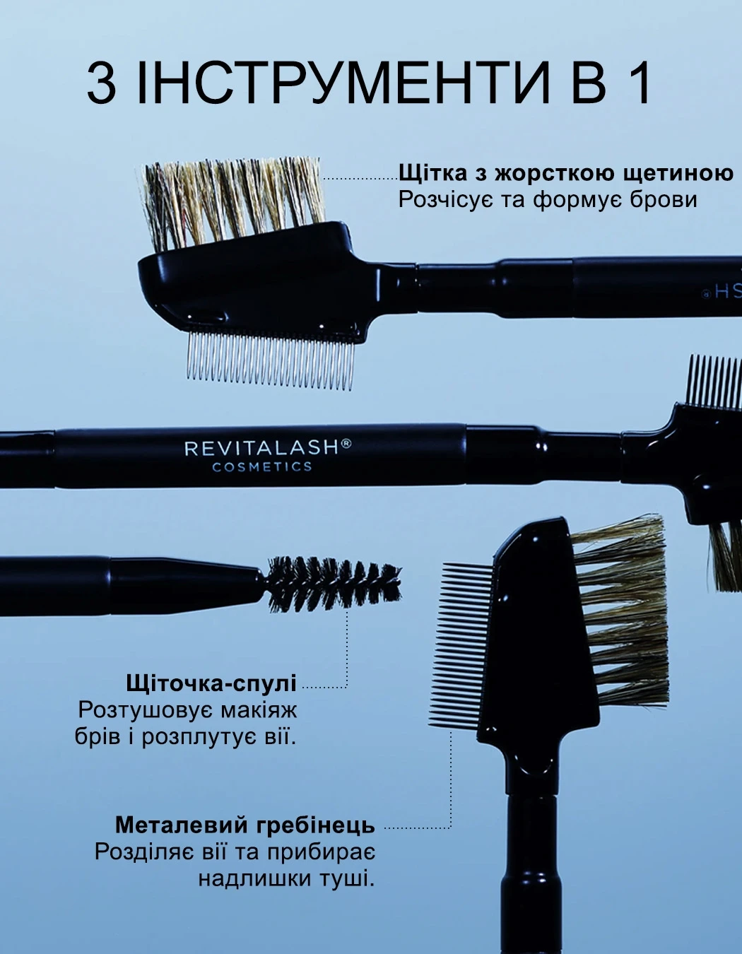 Багатофункціональний стайлер для брів та вій 3в1 - 4 - Revitalash